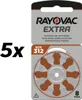 5x Rayovac Extra Advanced P312 PR41 Hörgerätebatterien 6er Produktbild-Vorschau 1