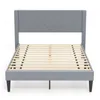 Rama łóżka COSTWAY pod materac 200x140 cm, tapicerowana Podgląd zdjęcia produktu 1