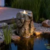 Künstlicher Quellsteinfelsen mit LED Beleuchtung OG-KQS001 Produktbild-Vorschau 1