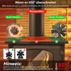 Kaminventilator, Ofenventilator Ohne Strom mit 8 Flügel, Produktbild-Vorschau 4