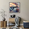 Gerahmtes Poster - Schwarzer Rahmen - Wasserfall Himmel Produktbild-Vorschau 7
