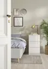 Commode NAIA Buffet Chevet pour boxspring Blanc brillant Voir les images du produit 2