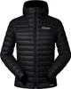 Schwarze Hybrid-isolierte Ridge-Nomad Jacke von Berghaus; geeignet für Herren; mit Reißverschluss und gestepptem Design. Produktbild-Vorschau