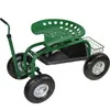 Gartenhocker Rollsitz Gartensitz Fahrbarer Gartenrollsitz Produktbild-Vorschau 1