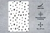 MuchoWow® Mauspad Mousepad Polka dots - Schwarz - Weiß - Produktbild-Vorschau 2