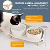 Futternapf Hundenapf Katzennapf Fressnapf 850mlx2 Doppel Produktbild-Vorschau 5
