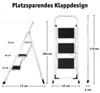WALTER Stufen Leitertritt klappbar, aus beschichtetem Produktbild-Vorschau 5