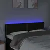 LED Kopfteil Schwarz 144x5x78/88 cm Stoff Produktbild-Vorschau 2