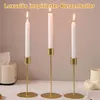 Kerzenhalter Set Metall, Vintage Wohnaccessoire, Tischdeko Produktbild-Vorschau 6