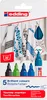 A package of Edding textile markers with a demonstration of their use on fabric. Anteprima dell’immagine prodotto