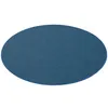 Teppich Flachgewebe Blau Rund, Größe:240 cm Rund Produktbild-Vorschau 2