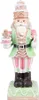 Clayre & Eef Figur Nussknacker 24 cm Grün Rosa Kunststoff Produktbild-Vorschau 1