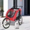 PawHut  2 in 1 Hundeanhänger Jogger Fahrradanhänger Hunde Produktbild-Vorschau 2