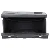 An open black briefcase is shown from a top-down view against a white background. Voir les images du produit