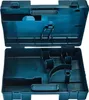 An open blue plastic tool case with molded compartments. Anteprima dell’immagine prodotto