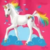 Spreadshirt Schleich Bayala Regenbogeneinhorn Turnbeutel, Produktbild-Vorschau 2
