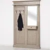Casa Padrino Landhausstil Garderobe Grau 131 x 19 x H. 219 Produktbild-Vorschau 1