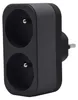 Biplite 2P 16 A gris anthracite - adaptateur électrique 230 Voir les images du produit 1