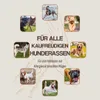 A collage of dog images arranged around text. Produktbild-Vorschau