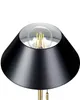 BELIANI Tischlampe Schwarz und Gold mit Kegelschirm und Produktbild-Vorschau 5