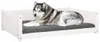 vidaXL Hundebett Weiß 105,5x75,5x28 cm Massivholz Kiefer Produktbild-Vorschau 4