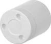 A white cylindrical pot with a textured base. Produktbild-Vorschau