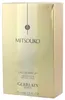Rechteckige Box des Guerlain Mitsouko Parfums in edlem Gold mit schwarzer Aufschrift und 75 ml Inhalt. Náhľad obrázku produktu