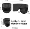 Oktaplex Lea Bewegungsmelder für Außen anthrazit Infrarot Produktbild-Vorschau 1