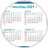 3 Stück XL Wandkalender Wandplaner 2026 blau (gerollt) DIN Produktbild-Vorschau 6