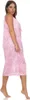 Damen Nachthemd Sleepshirt Nachtwäsche ohne Ärmel; Rosa M Produktbild-Vorschau 2