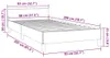 vidaXL Bettgestell ohne Matratze Dunkelgrau 80x200 cm Samt Produktbild-Vorschau 7