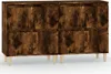vidaXL Sideboards 2 Stk. Räuchereiche 60x35x70 cm Produktbild-Vorschau 2