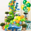 Dino Geburtstag Deko Set, Dinosaurier Folienballons, Happy Produktbild-Vorschau 4