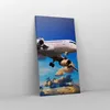 Bild auf Leinwand - Leinwandbild - Flugzeug Flug Reise Produktbild-Vorschau 4