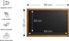 Lavagna MAGNETICA nera da gesso in cornice di legno 90x60 Anteprima dell’immagine prodotto 2