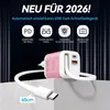 2026 NEW 65W GaN 3 in 1 USB C Ladegerät mit Einziehbarem Produktbild-Vorschau 2