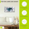 ARTland Leinwandbild Abstrakte blaue Kreise Größe: 100x50 Produktbild-Vorschau 2