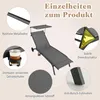 COSTWAY, sada 2 slunečních lehátek, zahradní lehátka s Náhled obrázku produktu 6
