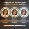 ZMH Rund Schminkspiegel mit Beleuchtung Hollywood Spiegel Produktbild-Vorschau 3