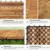 sada 20 terasových dlaždic Tabula z akátového dřeva, každá Náhled obrázku produktu 5