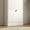 HOMCOM Schuhschrank mit 3 Klappen, Schuhkipper mit Produktbild-Vorschau 9