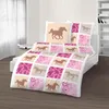 Dobnig Renforcé Kinderbettwäsche 2tlg. 135x200 cm Pferde Produktbild-Vorschau 2