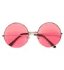 "Hippie" Partybrille XL - Rund | Pink Produktbild-Vorschau 1