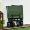 Chariot pliable Outsunny, chariot de transport avec Voir les images du produit 9