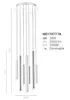 Italux Reyna Lampadario LED moderno cromo MD17077-7A Anteprima dell’immagine prodotto 2