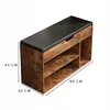 A shoe cabinet with storage and seating. Náhled obrázku produktu
