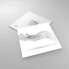 Bilder auf glas - Einteilig - Hand Grafik weiß - 30x30cm - Produktbild-Vorschau 2