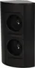A black corner-mounted power strip with two outlets. Náhľad obrázku produktu