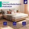 Taschenfederkernmatratze 140 x 190 cm H2 -  Höhe 21 cm - Produktbild-Vorschau 2