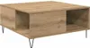 vidaXL Tavolino in rovere artigianale 80 x 80 x 36,5 cm Anteprima dell’immagine prodotto 1
